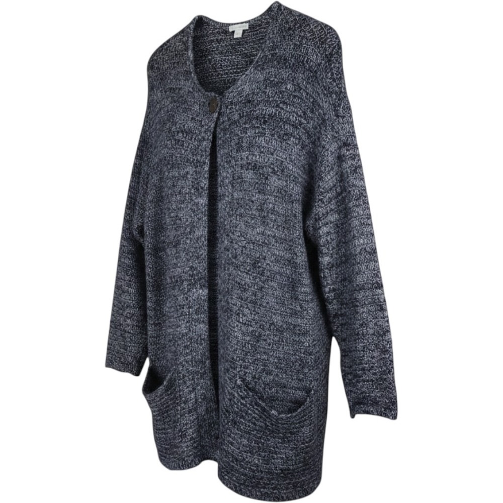 J‎ Jill Mohair Cashmere Wool Womens Cardigan Medium Cozy Bohemian Casual Cottage